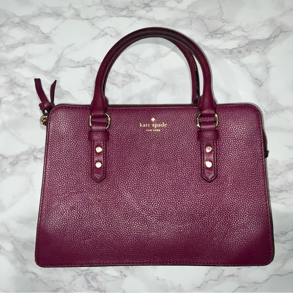 Kate Spade Leather Satchel Shoulder Purse